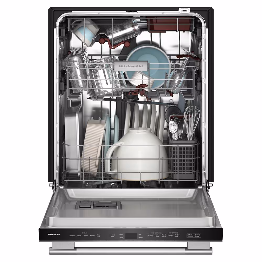360° Max Jets™ Third Rack Dishwasher with Stemware Shield and Stemware Clips, 44 dBA view 12