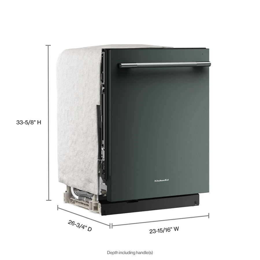 Kitchenaid® 360° Max Jets™ Third Rack Dishwasher With Advanced Prodry™ System, 44 Dba KDTS624SJP