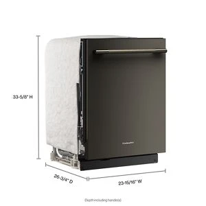 360° Max Jets™ Third Rack Dishwasher with Advanced ProDry™ System and Ultra-bright LED Lighting, 44 dBA view 3