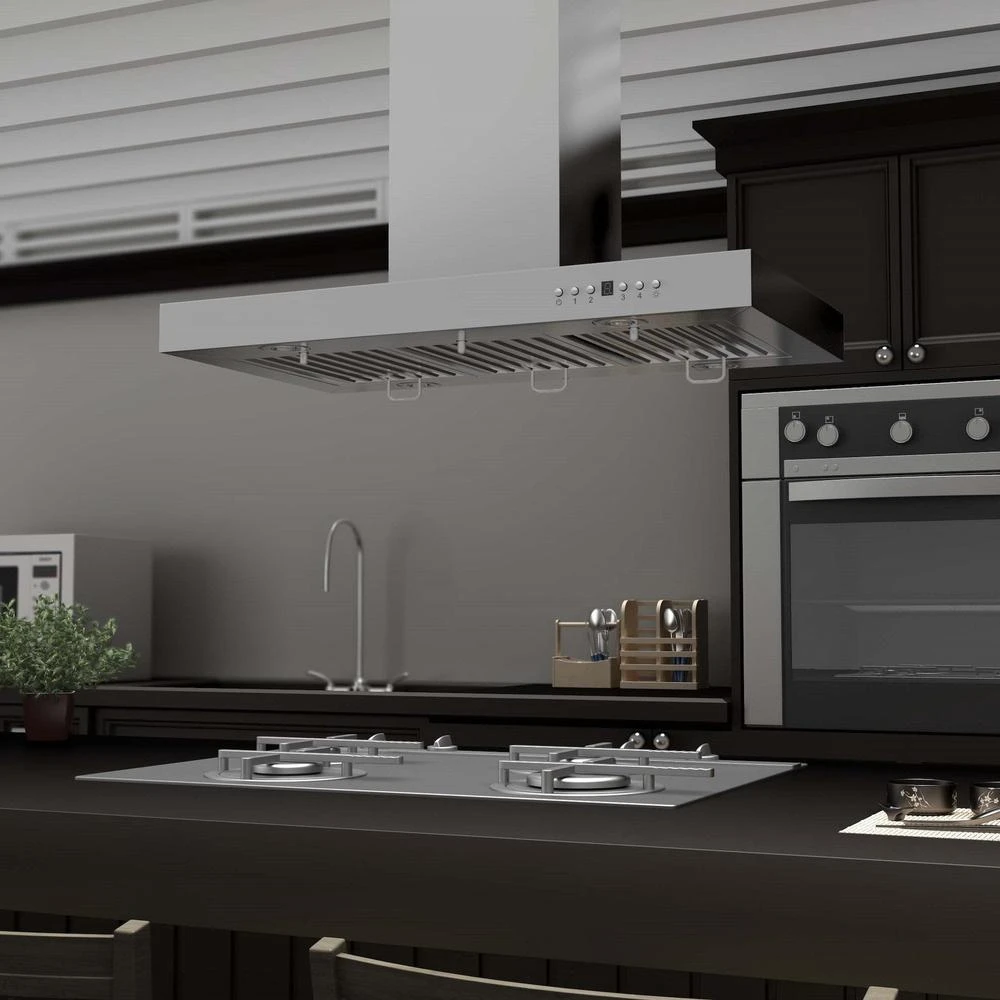 48 in. Convertible Vent Island Mount Range Hood KE2I48