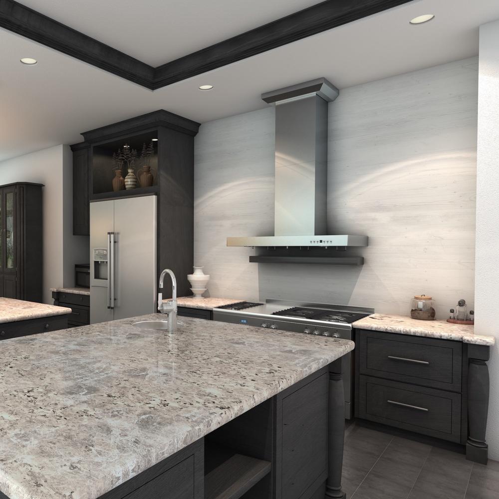 36 In. Convertible Vent Wall Mount Range Hood In Stainless Steel KE36