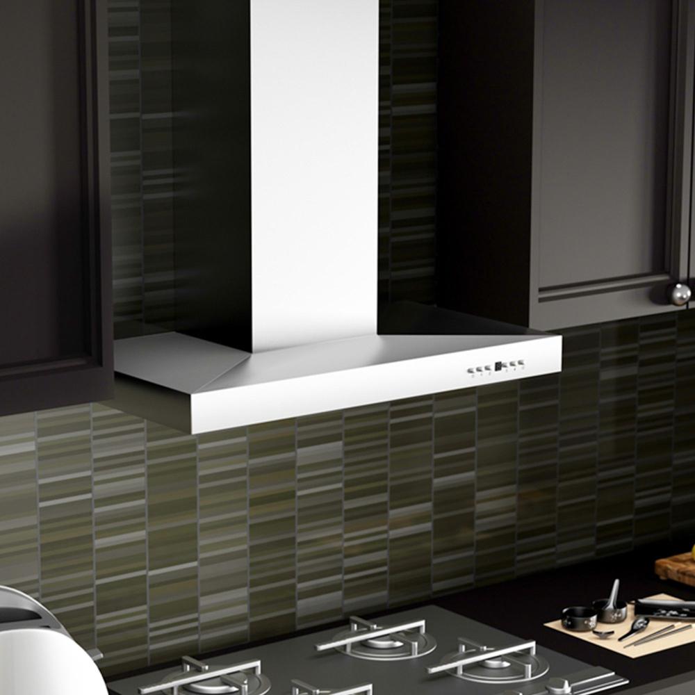 36 In. Convertible Vent Wall Mount Range Hood In Stainless Steel KE36