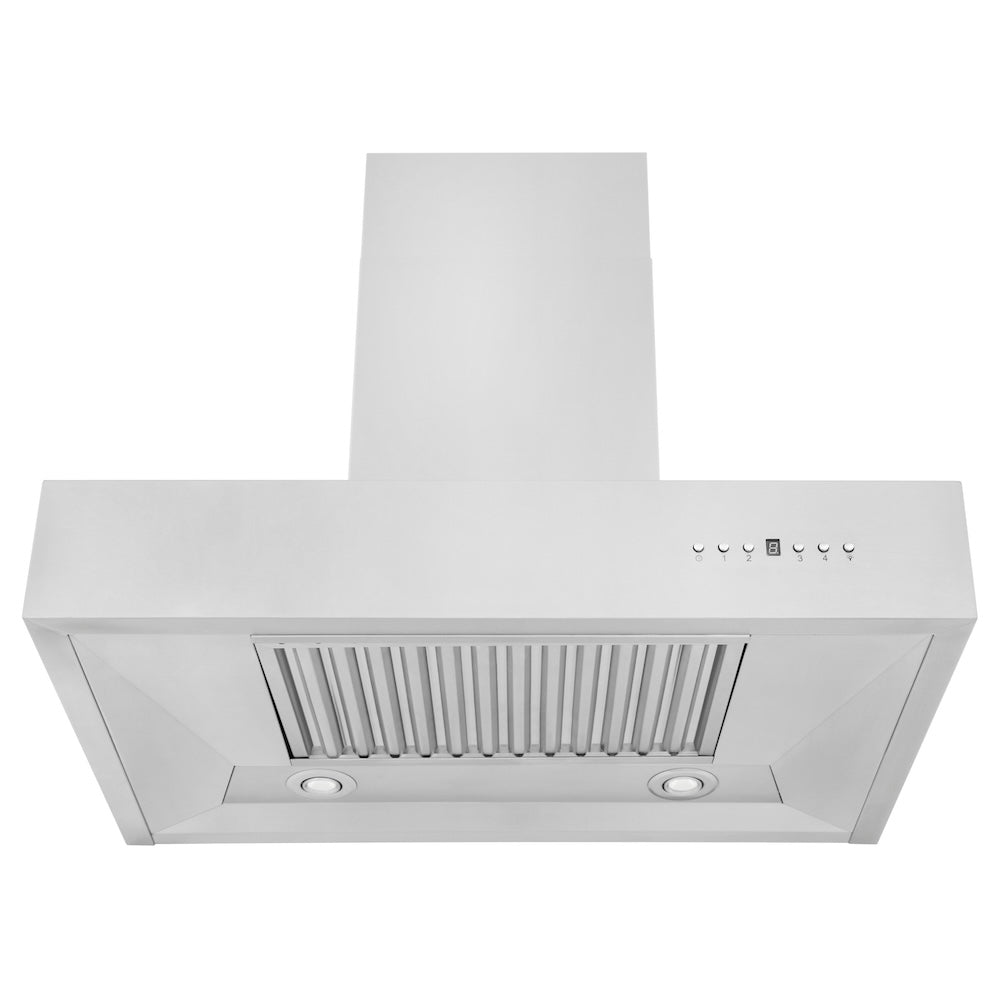 30 In. Convertible Professional Wall Mount Range Hood In Stainless Steel KECOM30