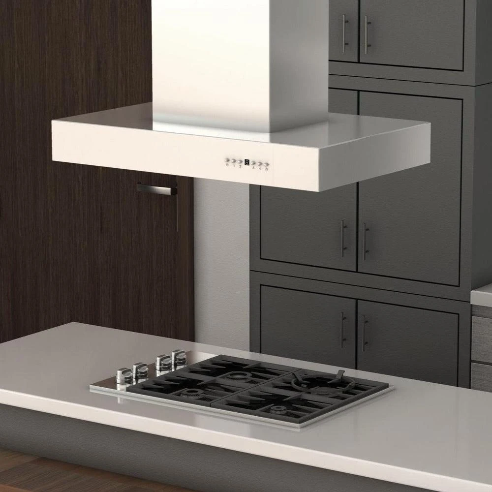 42 in. Ducted Outdoor Island Mount Range Hood KECOMI30442