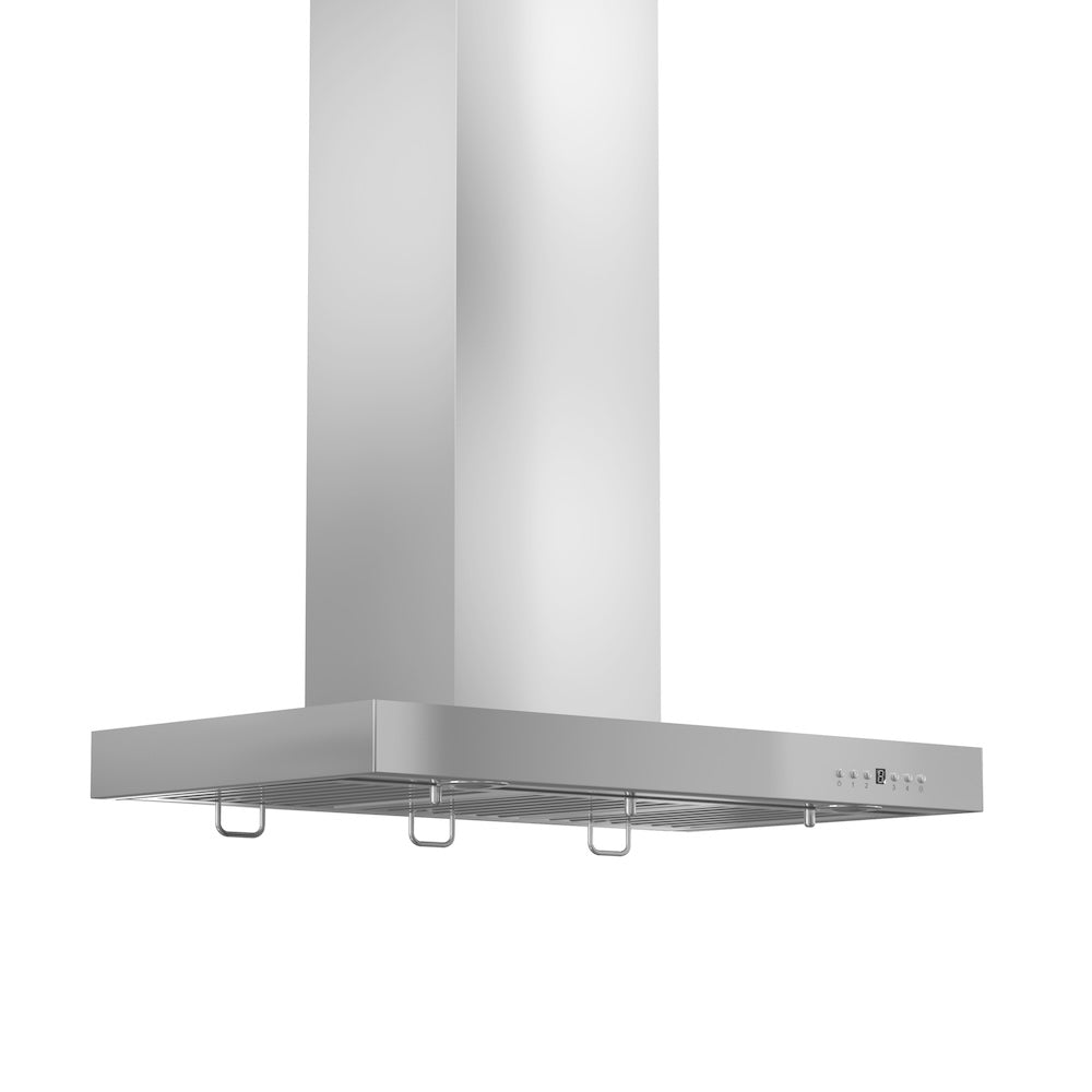 36" Convertible Vent Wall Mount Range Hood with Crown Molding KECRN36