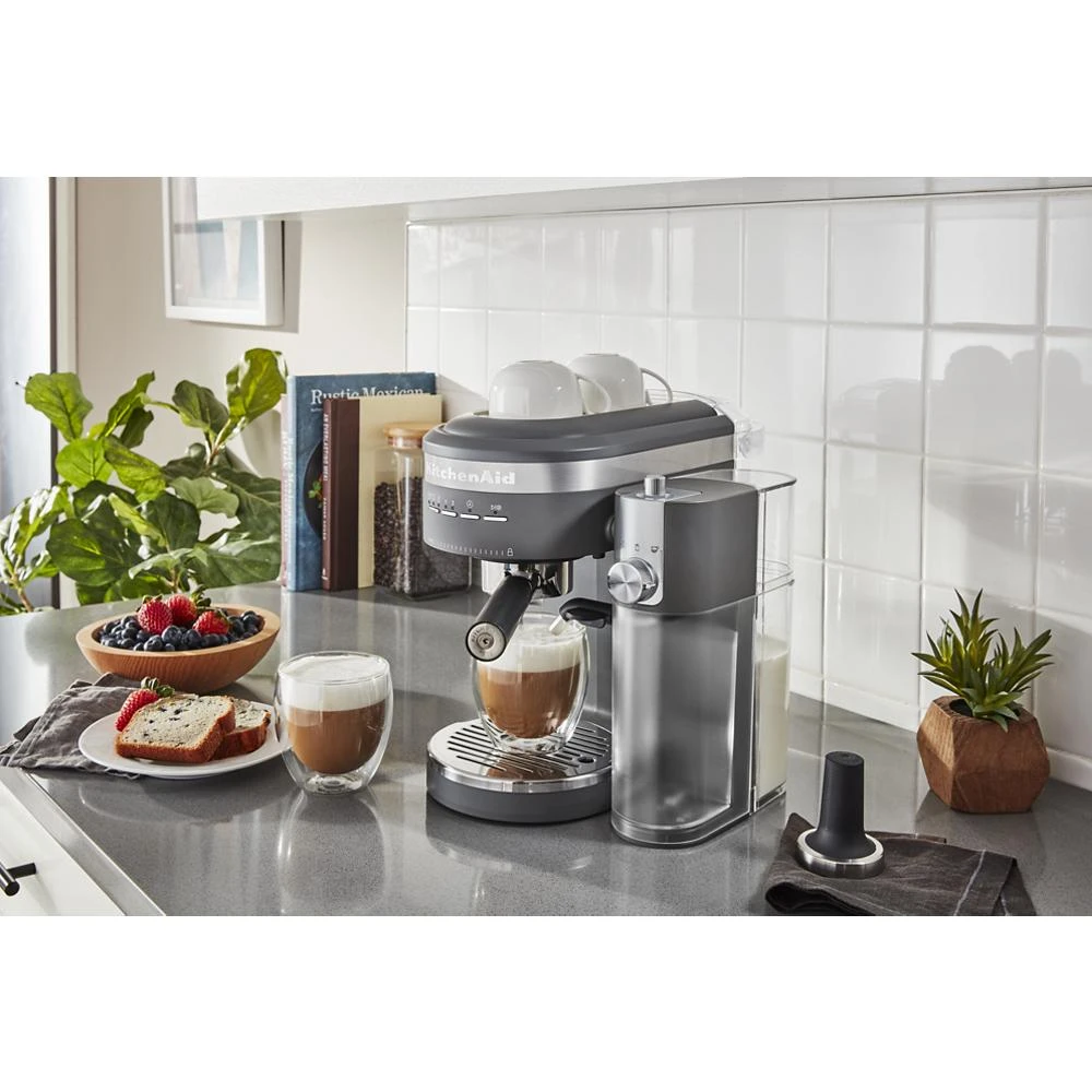 Semi-Automatic Espresso Machine with Free Automatic Milk Frother Attachment KES6404DG