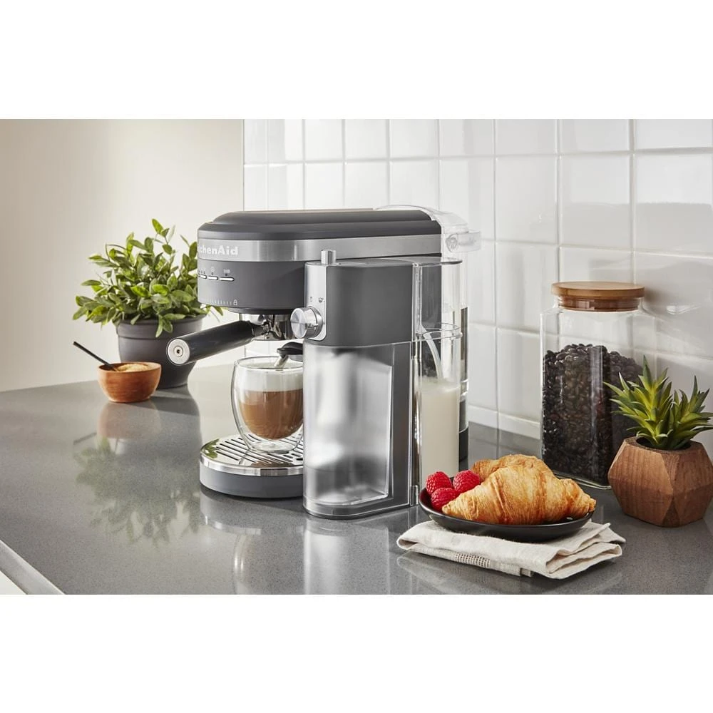 Semi-Automatic Espresso Machine with Free Automatic Milk Frother Attachment KES6404DG