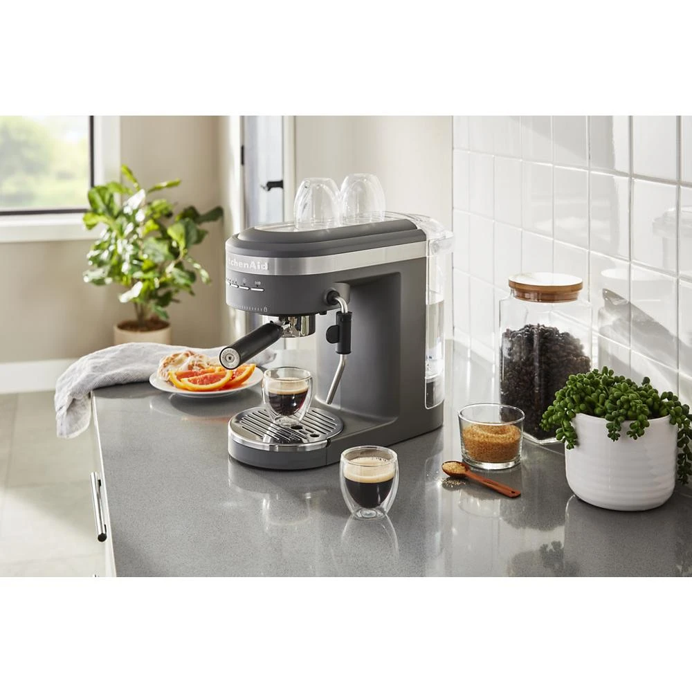 Semi-Automatic Espresso Machine with Free Automatic Milk Frother Attachment KES6404DG