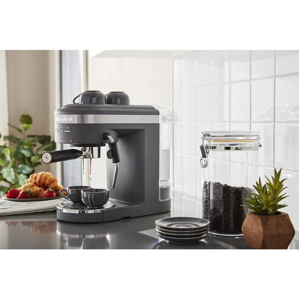 Semi-Automatic Espresso Machine with Free Automatic Milk Frother Attachment KES6404DG