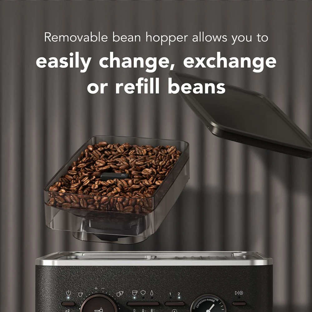Semi Automatic Espresso Machine with Burr Grinder KES6551BK