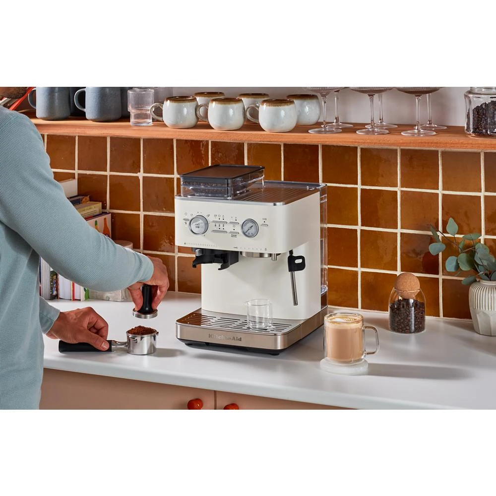 Semi Automatic Espresso Machine with Burr Grinder KES6551CA