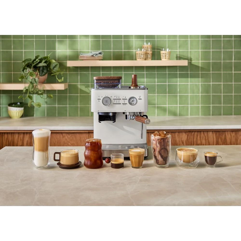 Semi Automatic Espresso Machine with Burr Grinder KES6551CA