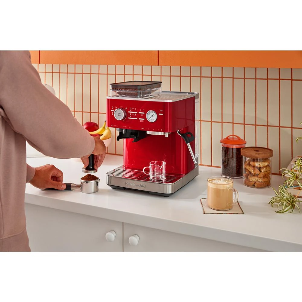 Semi Automatic Espresso Machine with Burr Grinder KES6551CA