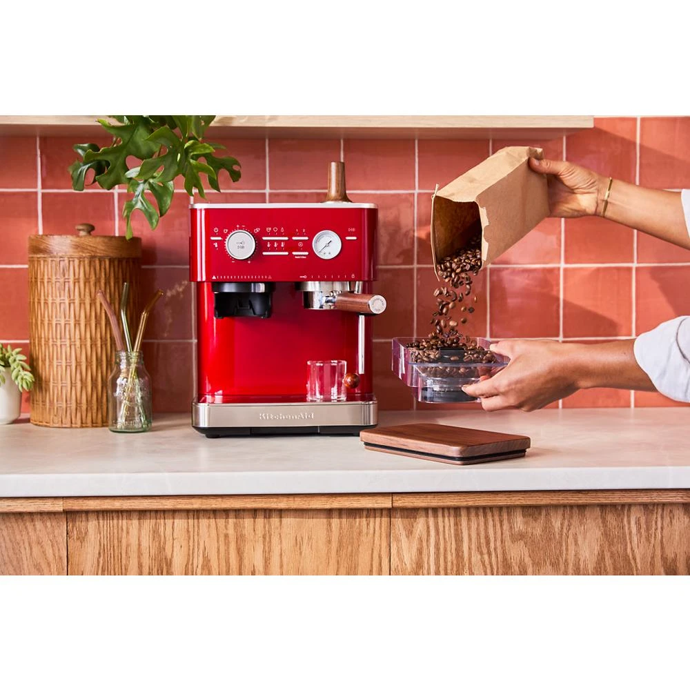 Semi Automatic Espresso Machine with Burr Grinder KES6551CA