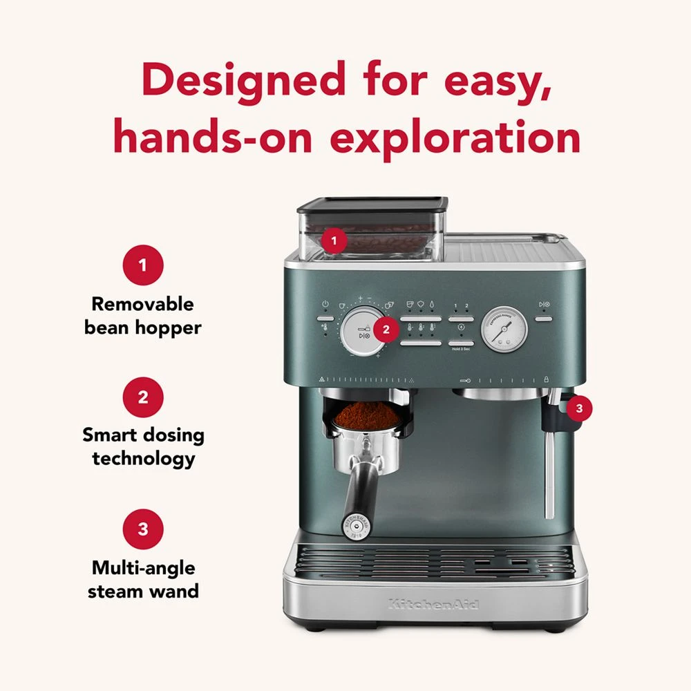 Semi Automatic Espresso Machine with Burr Grinder KES6551JP