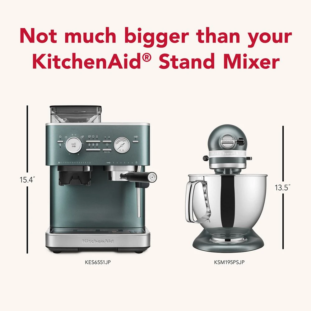 Semi Automatic Espresso Machine with Burr Grinder KES6551JP