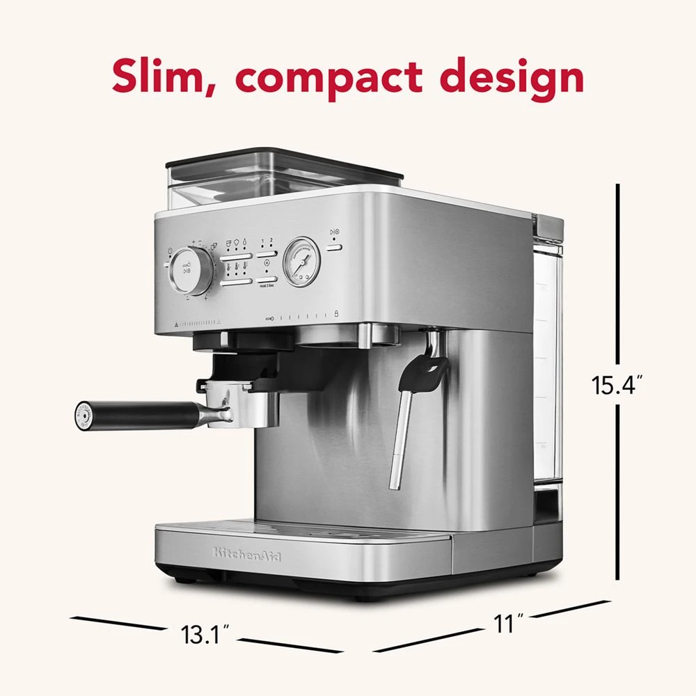 Semi Automatic Espresso Machine with Burr Grinder KES6551SX