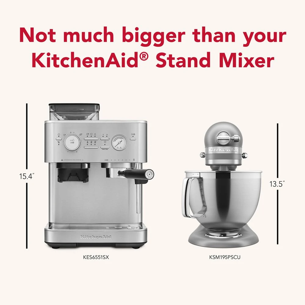 Semi Automatic Espresso Machine with Burr Grinder KES6551SX