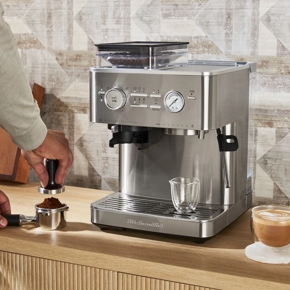 Semi Automatic Espresso Machine with Burr Grinder KES6551SX
