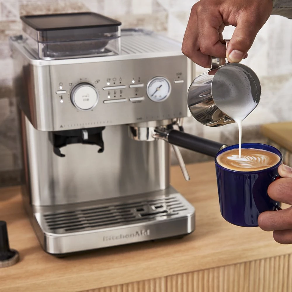 Semi Automatic Espresso Machine with Burr Grinder KES6551SX