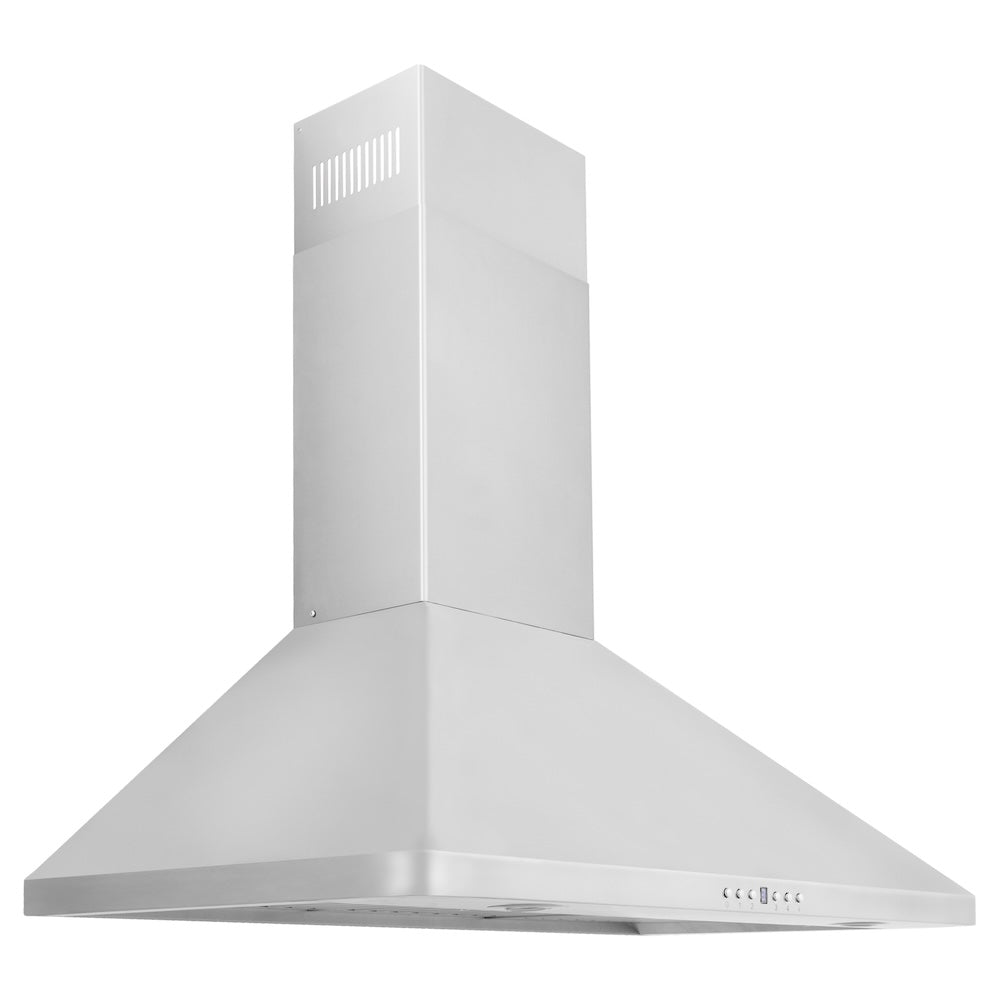 30 In. Convertible Vent Wall Mount Range Hood In Stainless Steel KF130