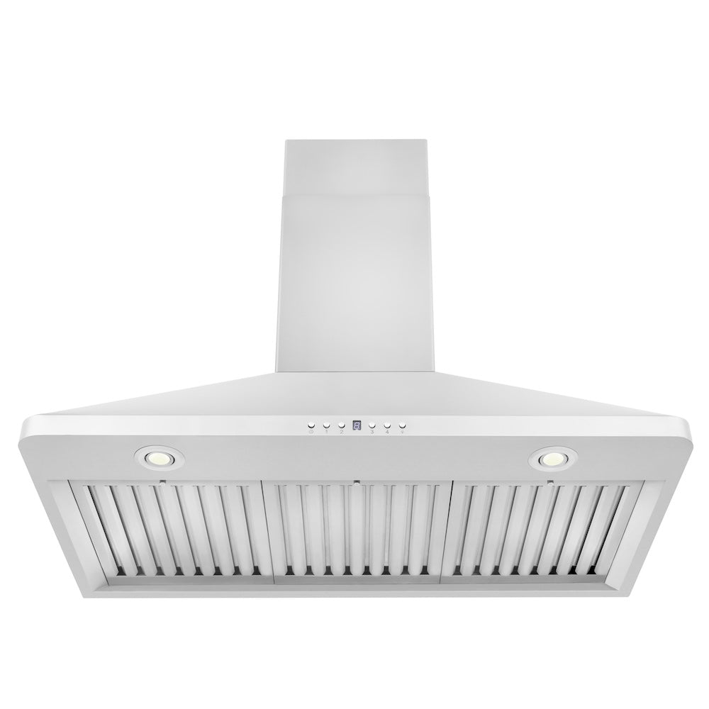 30 In. Convertible Vent Wall Mount Range Hood In Stainless Steel KF130