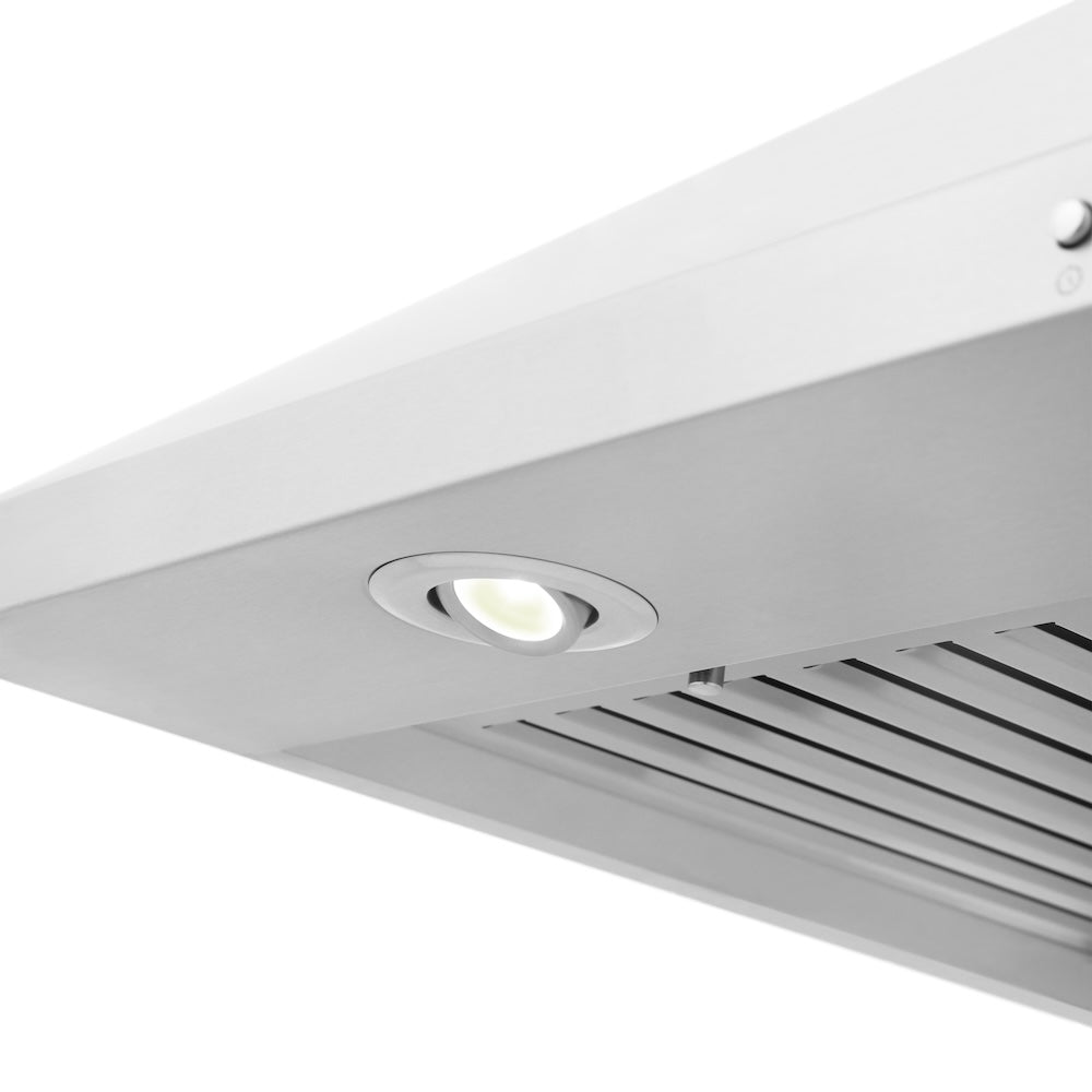 30 In. Convertible Vent Wall Mount Range Hood In Stainless Steel KF130