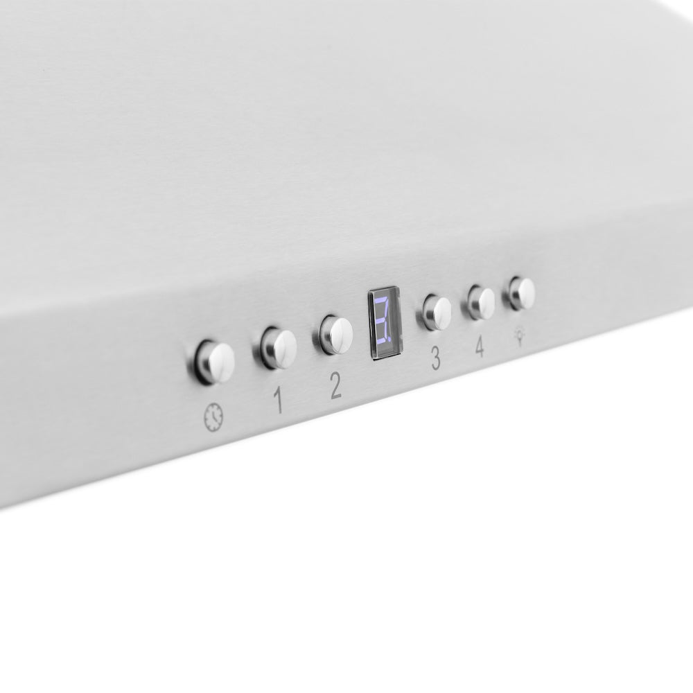 30 In. Convertible Vent Wall Mount Range Hood In Stainless Steel KF130