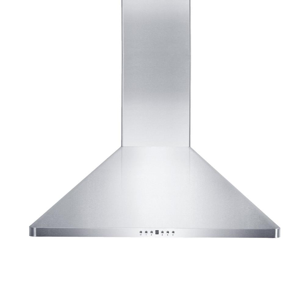 36 In. Convertible Vent Wall Mount Range Hood In Stainless Steel KF136