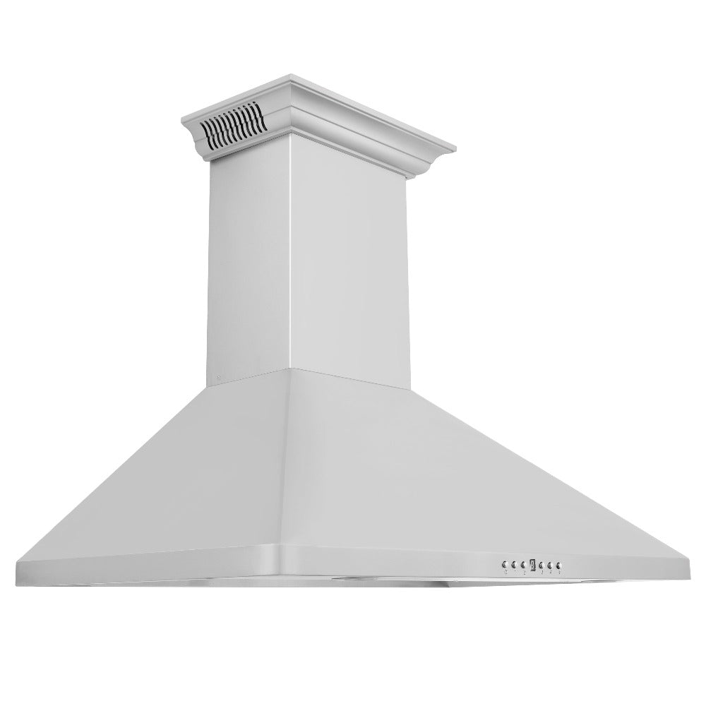 30 In. Crownsound™ Ducted Vent Wall Mount Range Hood In Stainless Steel With Built-in Bluetooth Speakers KF1CRNBT30