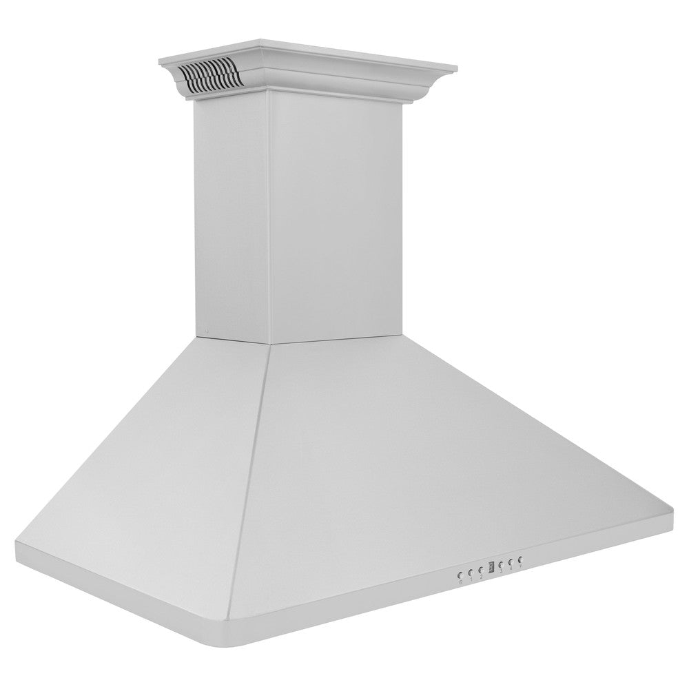 30 In. Crownsound™ Ducted Vent Wall Mount Range Hood In Stainless Steel With Built-in Bluetooth Speakers KF1CRNBT30