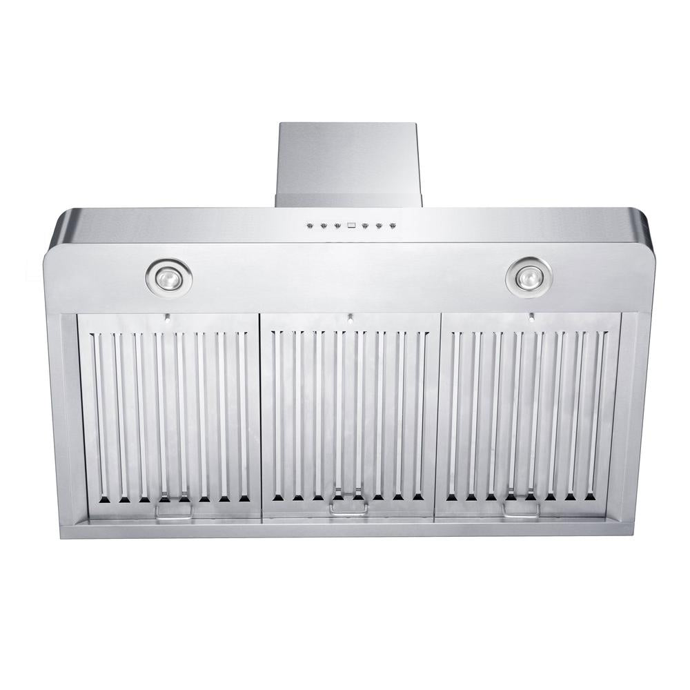 30 In. Convertible Vent Wall Mount Range Hood In Stainless Steel KF230