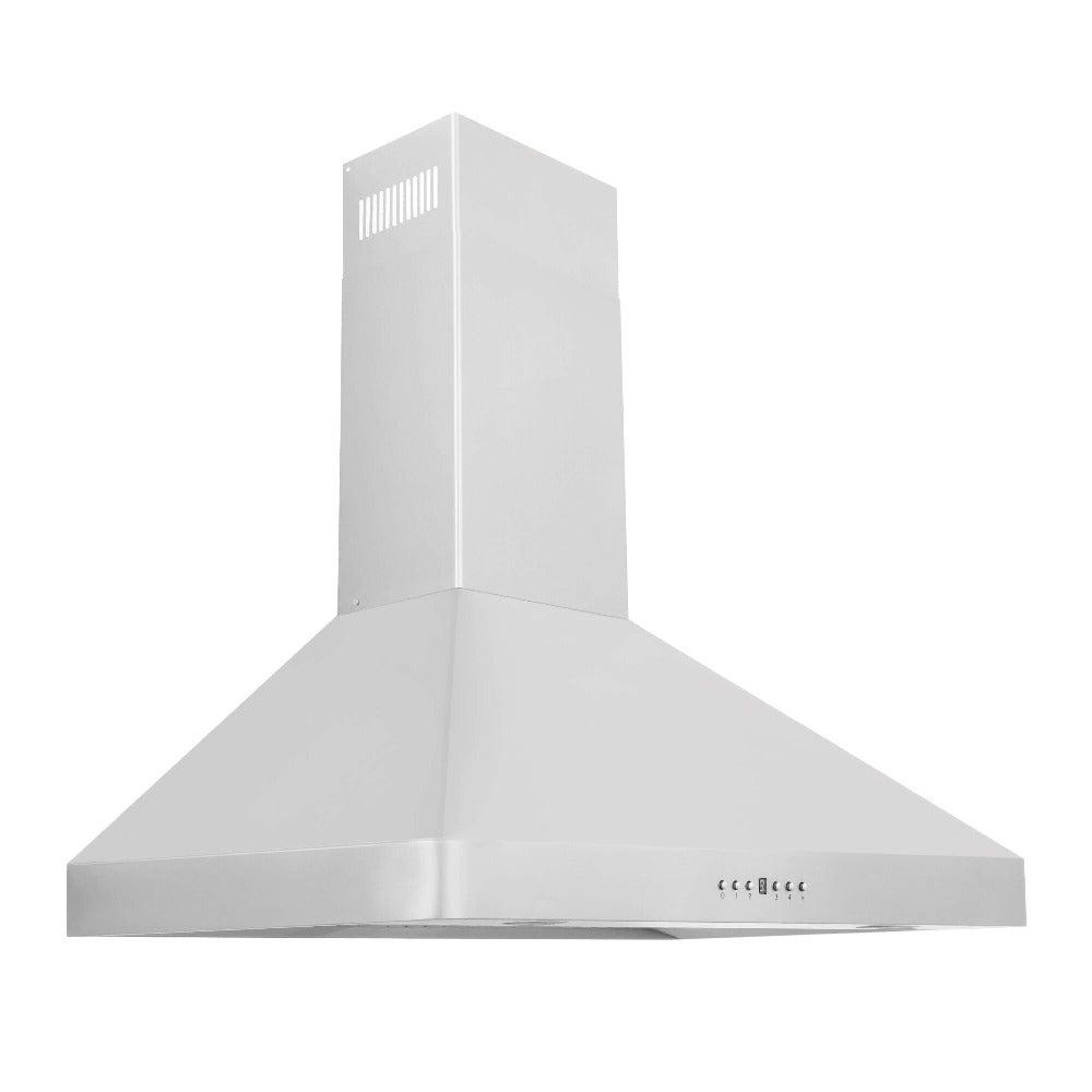 36 In. Convertible Vent Wall Mount Range Hood In Stainless Steel KF236