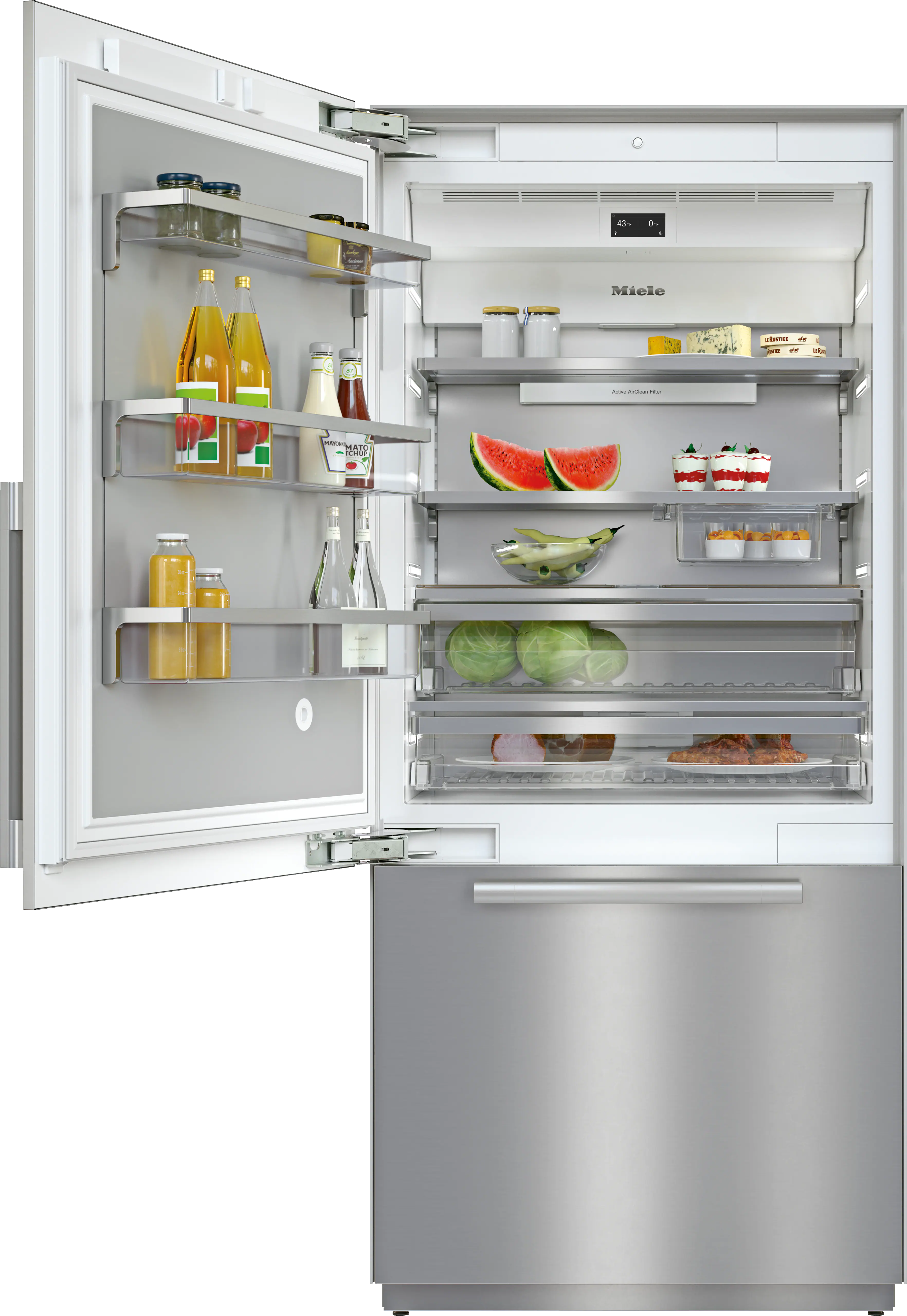 36" MasterCool Bottom Mount LH (Clean Touch Steel) KF2912SF
