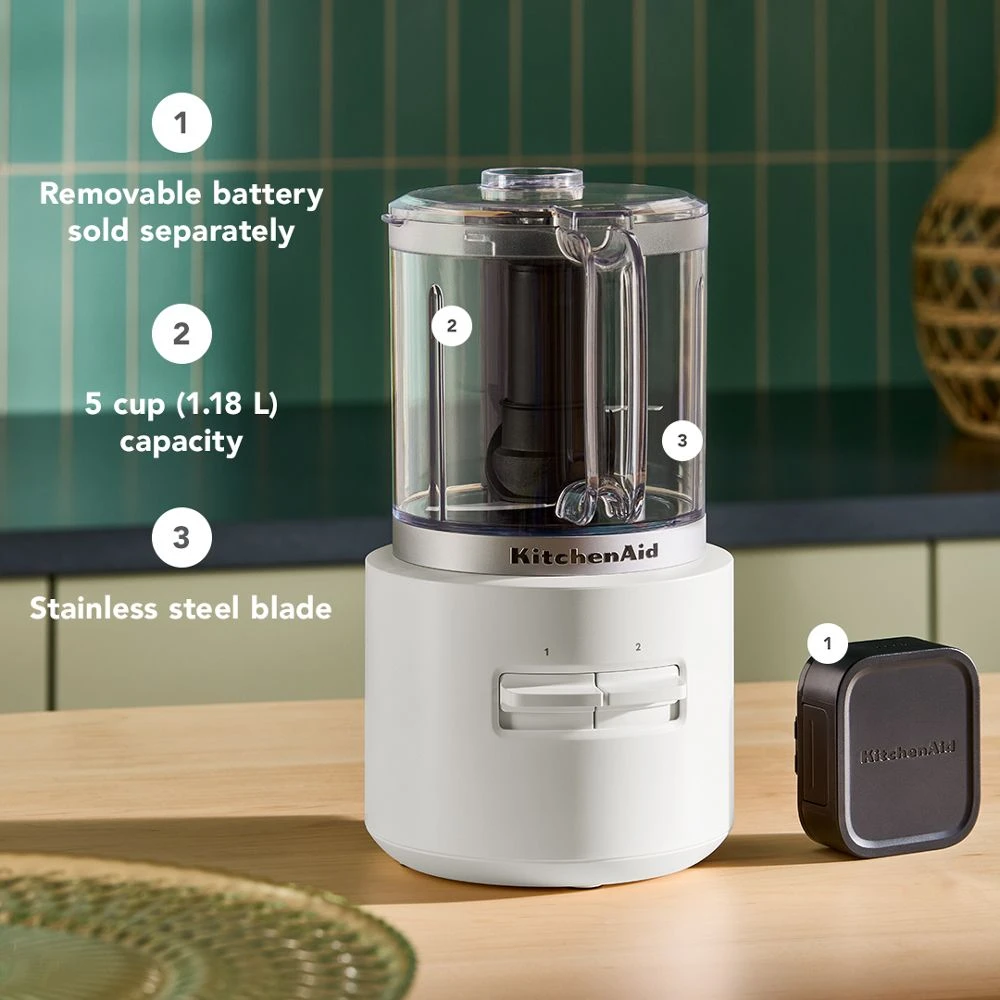 KitchenAid Go™ Cordless Food Chopper - battery sold separately KFCR500PL