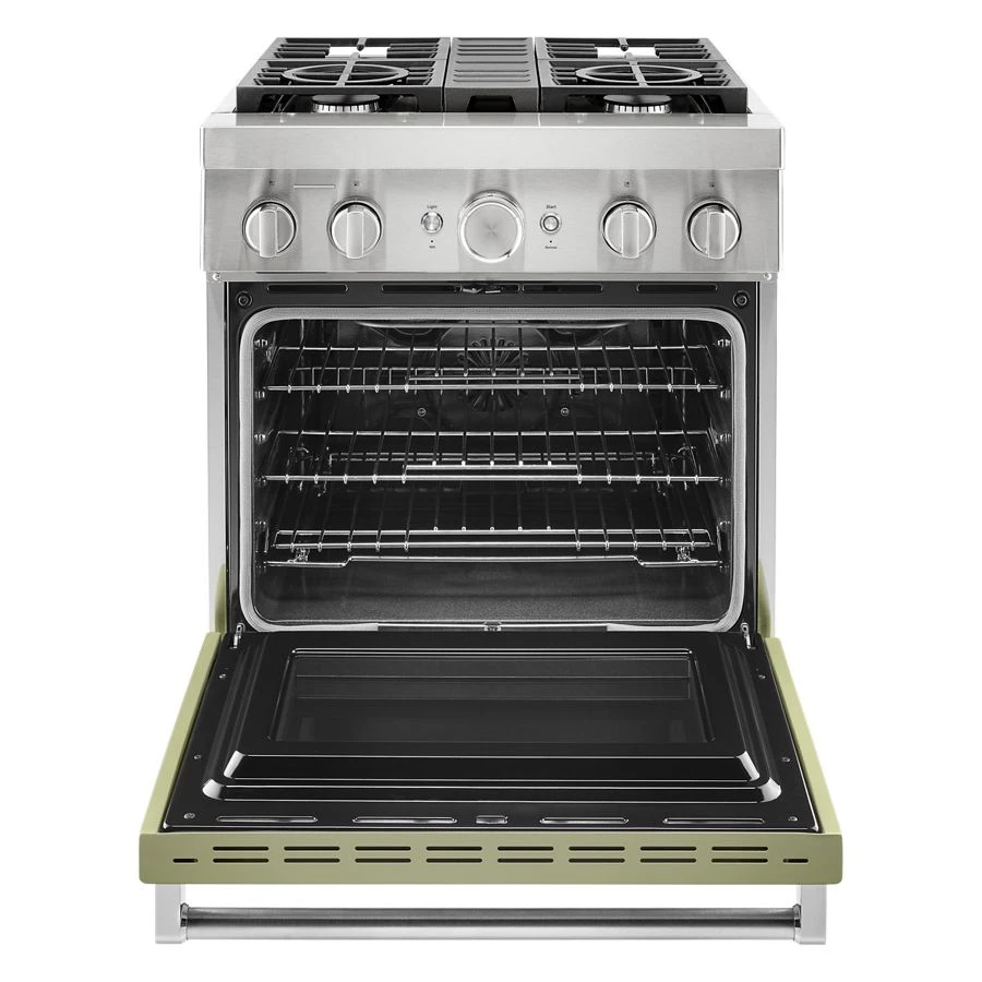 Kitchenaid® 30'' Smart Commercial-style Dual Fuel Range With 4 Burners KFDC500JAV, product image 4 of 13