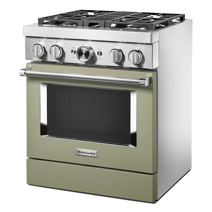 Kitchenaid® 30'' Smart Commercial-style Dual Fuel Range With 4 Burners KFDC500JAV, product image 9 of 13