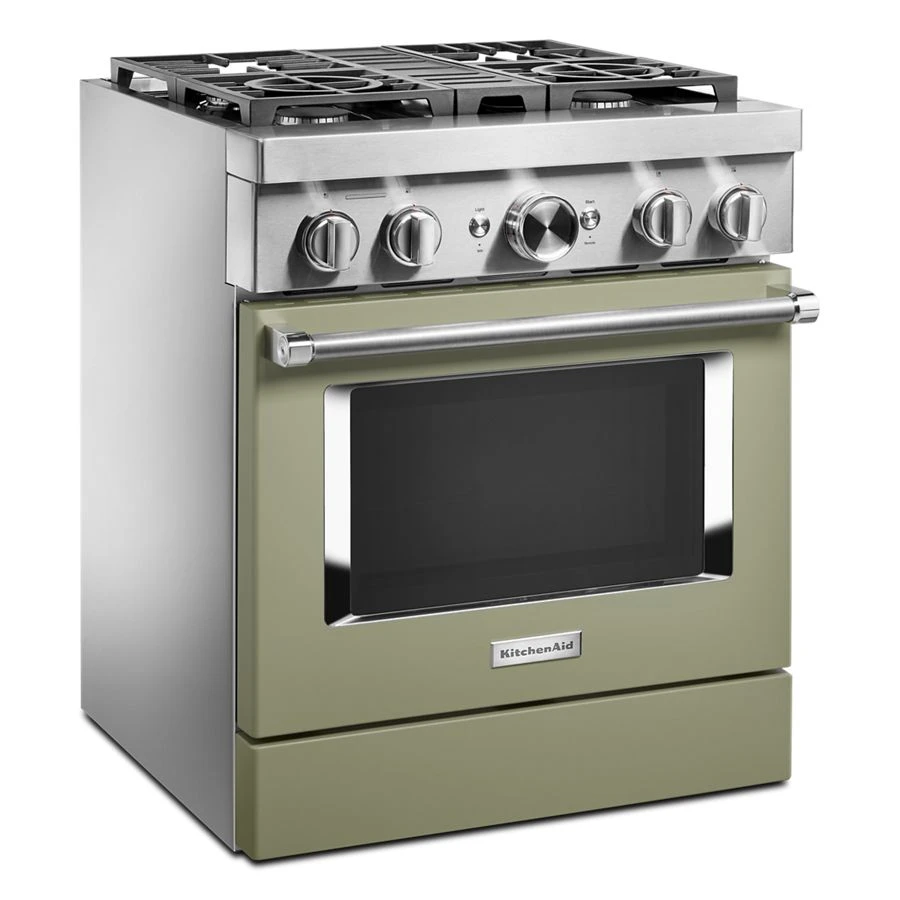 Kitchenaid® 30'' Smart Commercial-style Dual Fuel Range With 4 Burners KFDC500JAV, product image 10 of 13