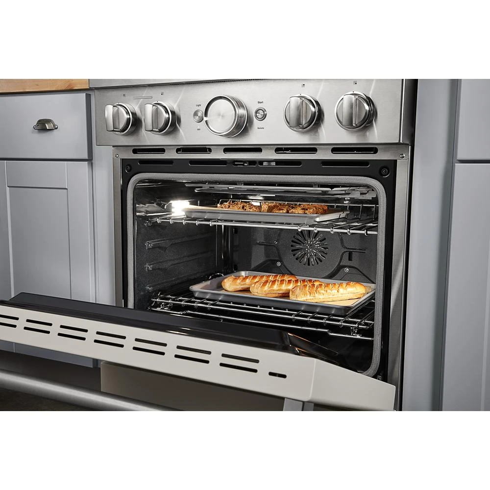 30'' Smart Commercial-Style Dual Fuel Range with 4 Burners KFDC500JMH, product image 10 of 37