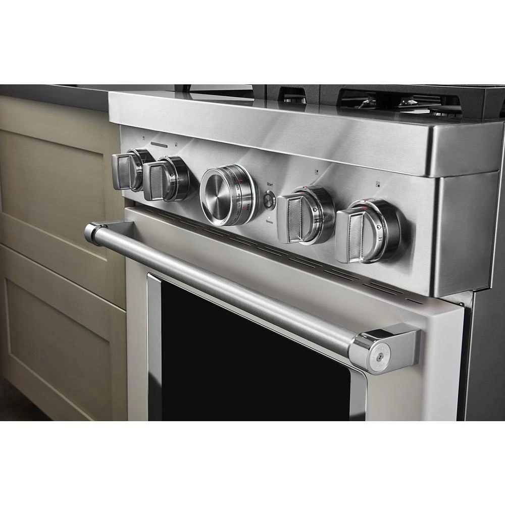 30'' Smart Commercial-Style Dual Fuel Range with 4 Burners KFDC500JMH, product image 12 of 37