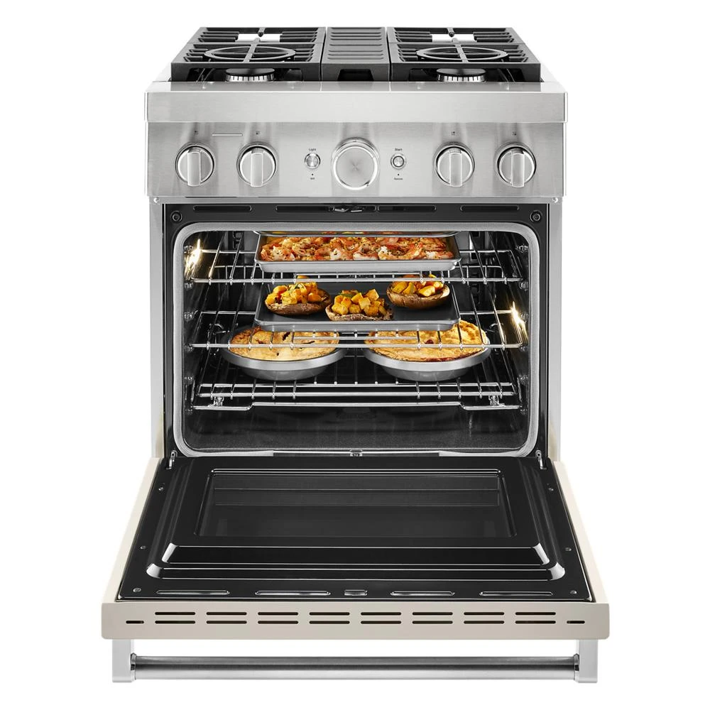 30'' Smart Commercial-Style Dual Fuel Range with 4 Burners KFDC500JMH, product image 28 of 37