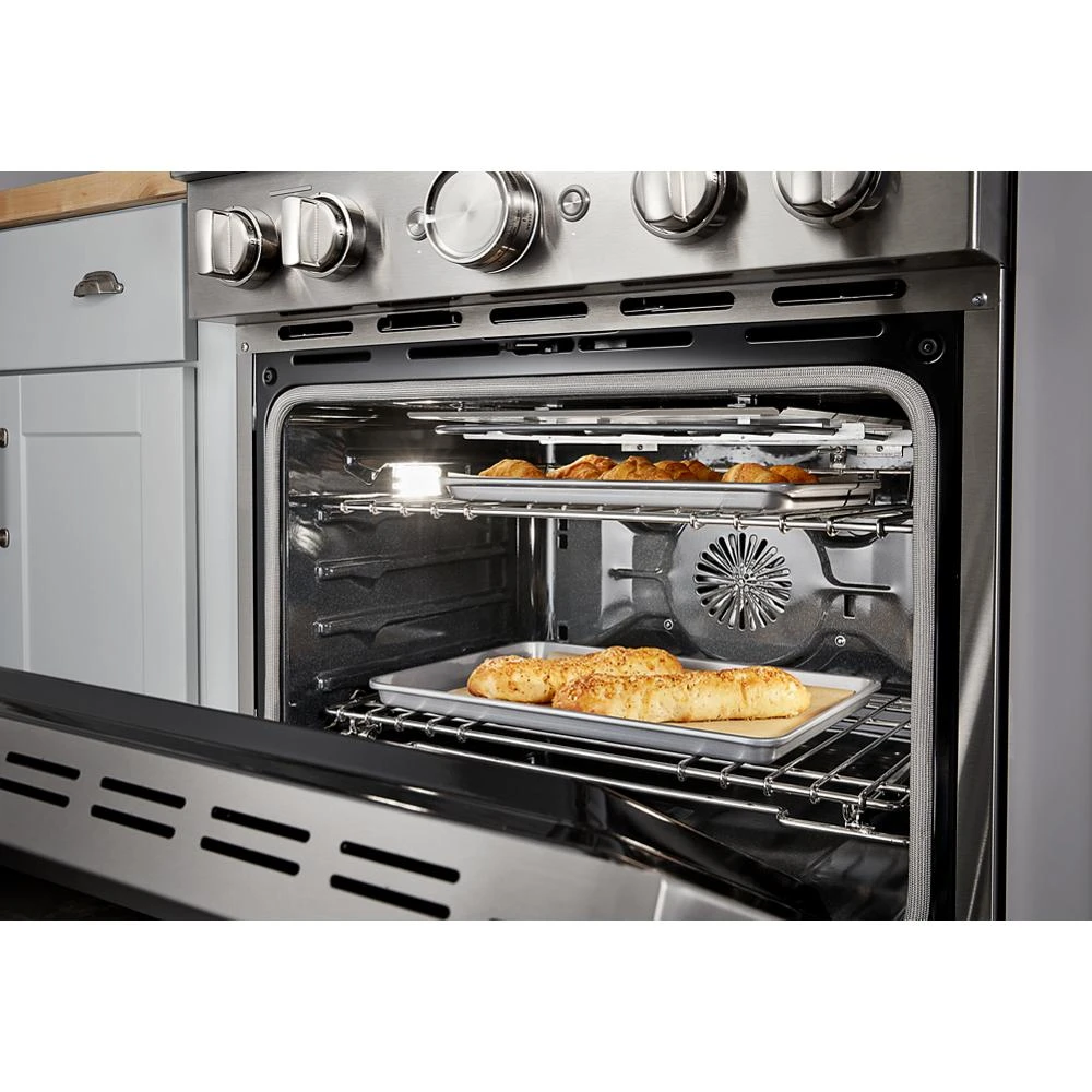 30'' Smart Commercial-Style Dual Fuel Range with 4 Burners KFDC500JSS, product image 12 of 37
