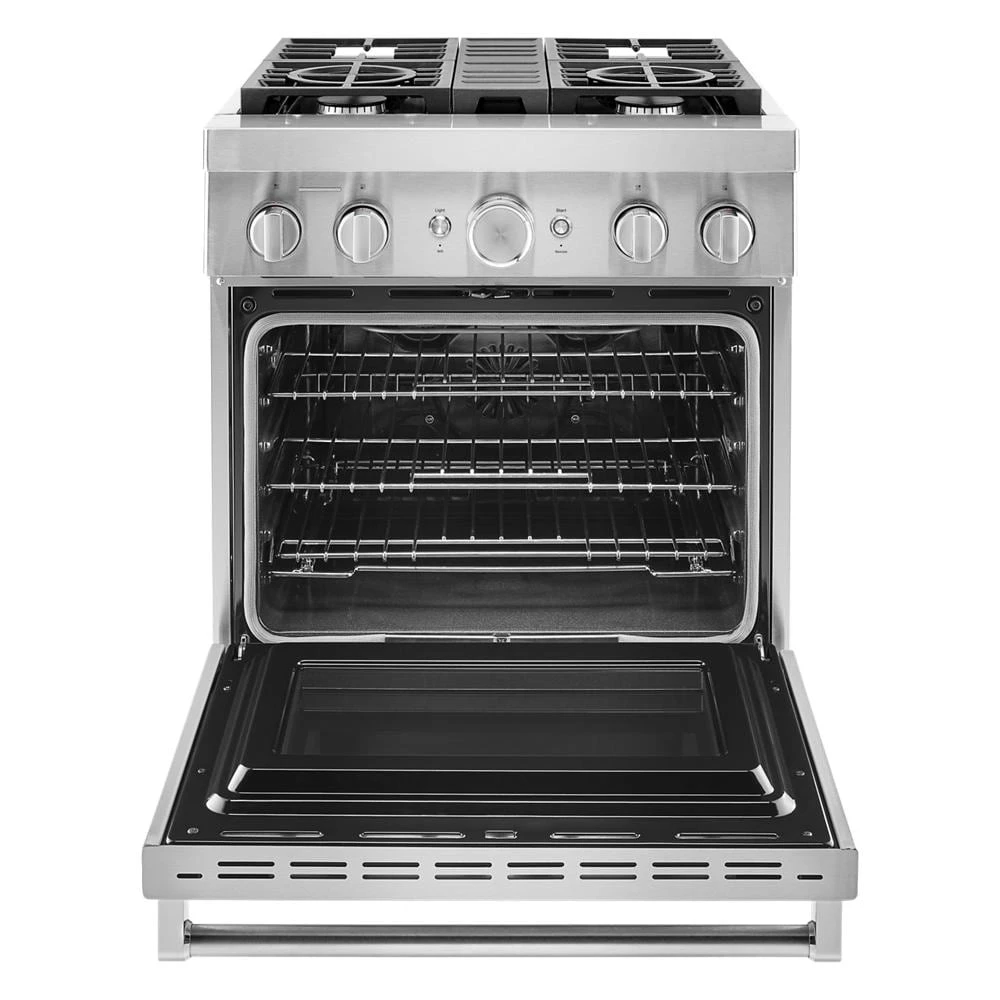 30'' Smart Commercial-Style Dual Fuel Range with 4 Burners KFDC500JSS, product image 24 of 37