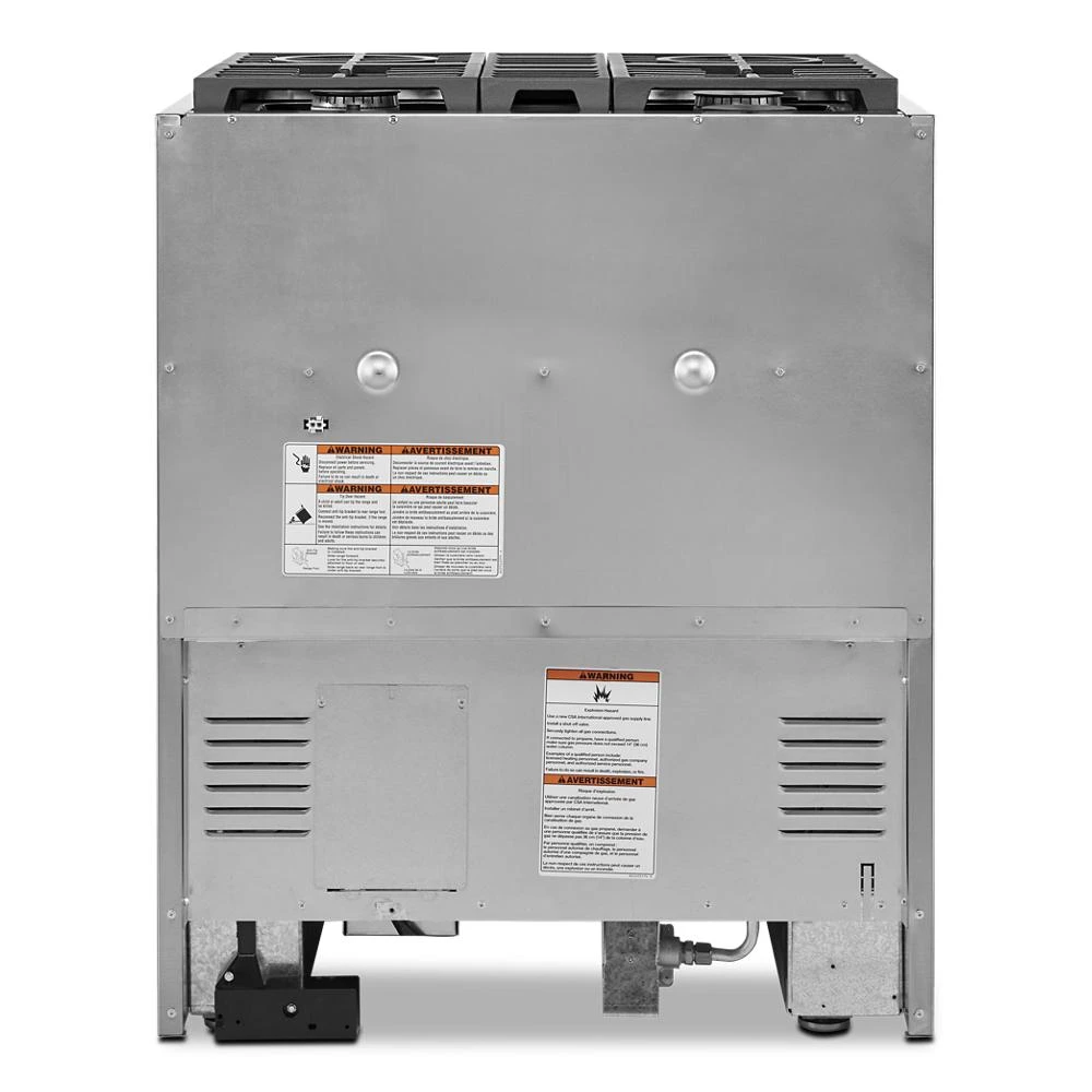 30'' Smart Commercial-Style Dual Fuel Range with 4 Burners KFDC500JYP, product image 2 of 33