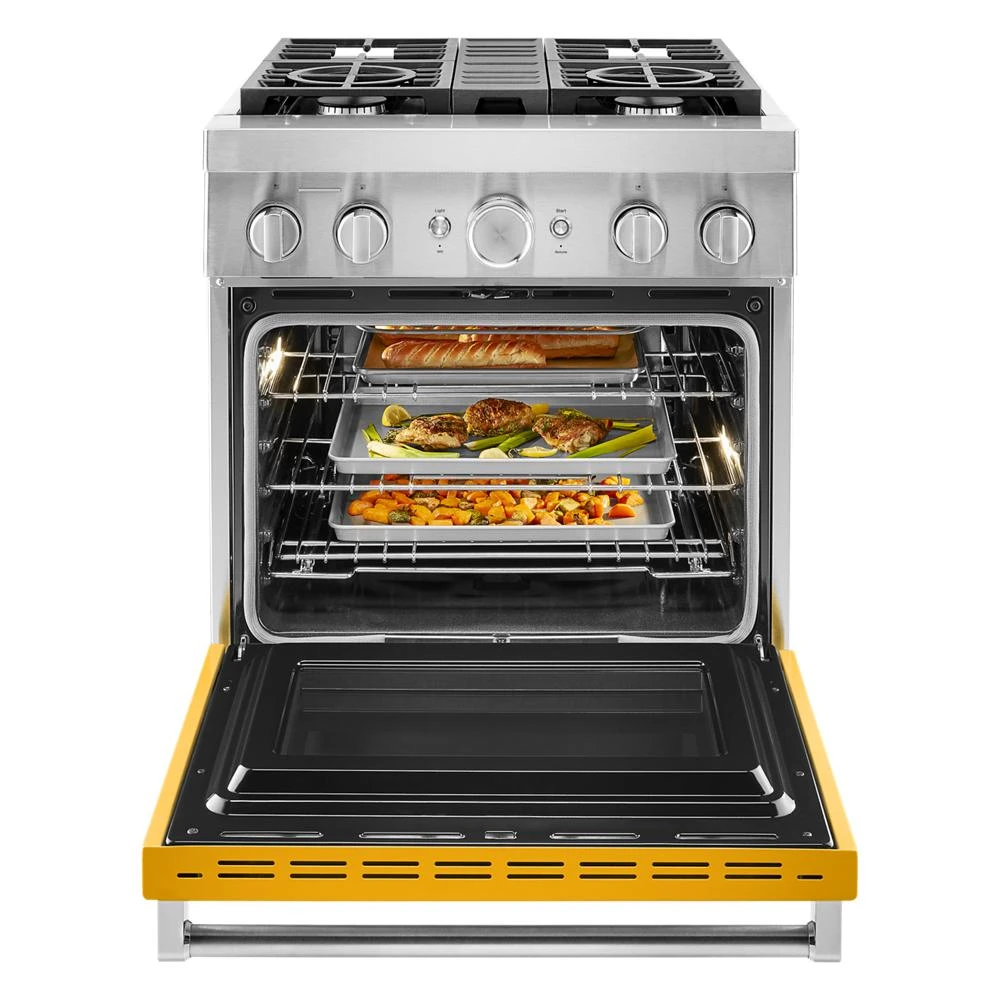 30'' Smart Commercial-Style Dual Fuel Range with 4 Burners KFDC500JYP, product image 24 of 33