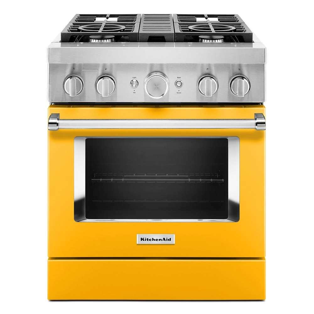 30'' Smart Commercial-Style Dual Fuel Range with 4 Burners KFDC500JYP