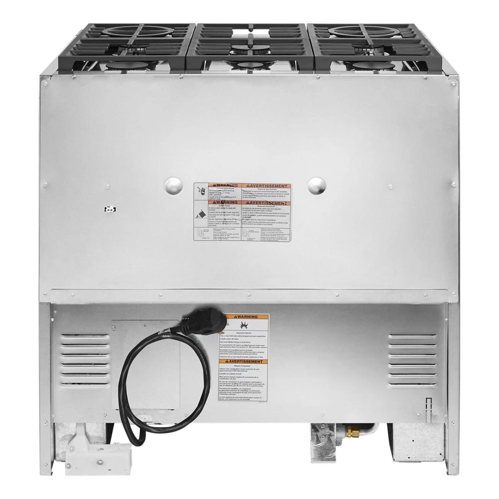 36'' Smart Commercial-Style Dual Fuel Range with 6 Burners KFDC506JMH