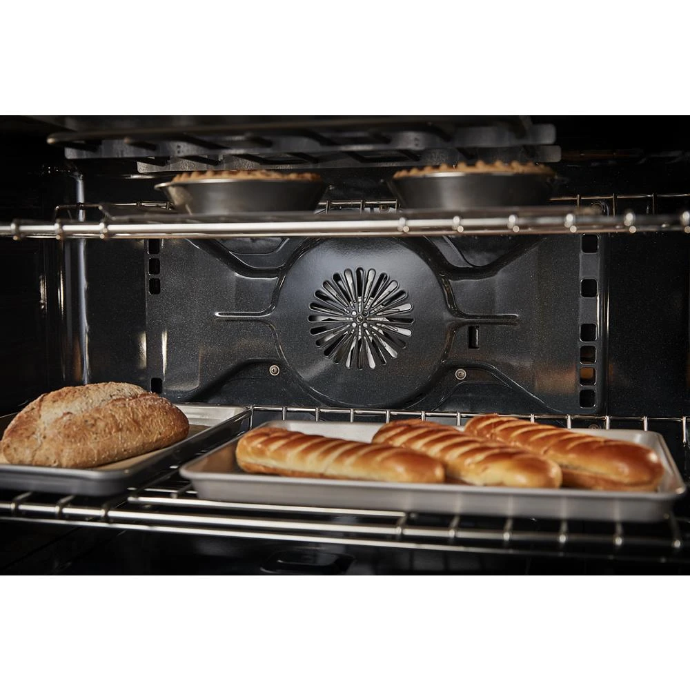 36'' Smart Commercial-Style Dual Fuel Range with 6 Burners KFDC506JMH