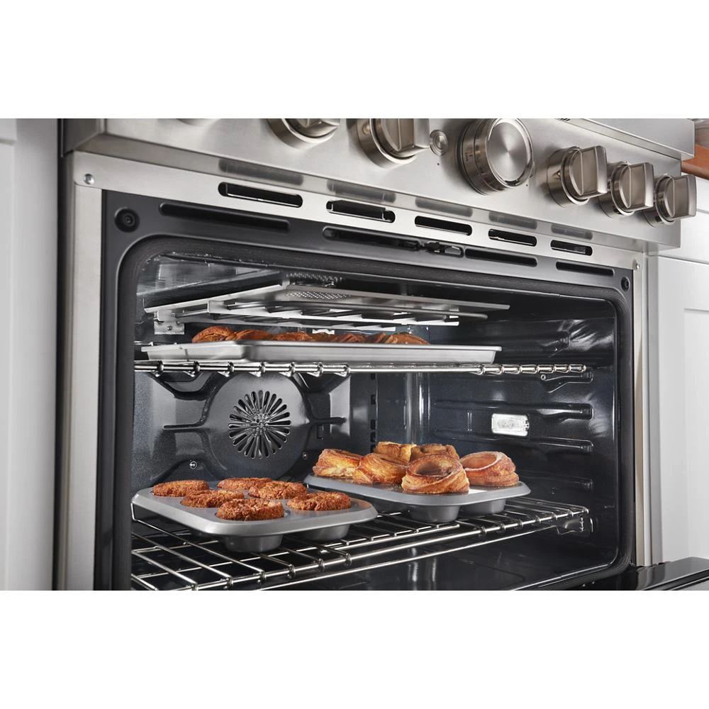 36'' Smart Commercial-Style Dual Fuel Range with 6 Burners KFDC506JMH