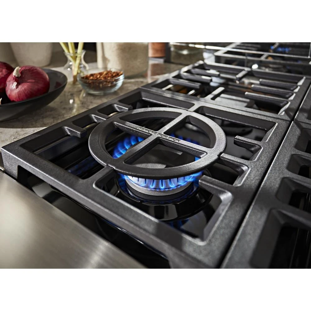 36'' Smart Commercial-Style Dual Fuel Range with 6 Burners KFDC506JMH